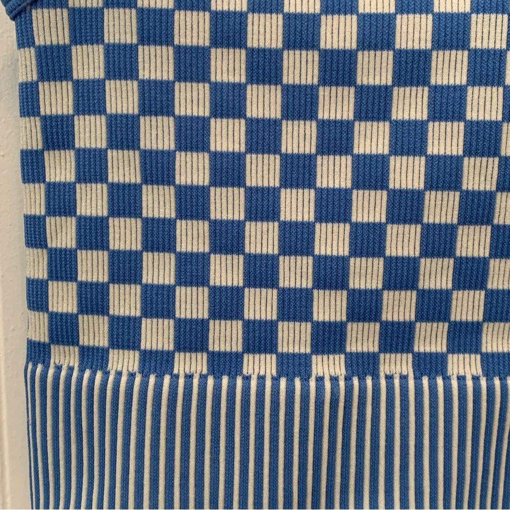 Aeropostale Checkered Crop Tank Top - Picture 3 of 5
